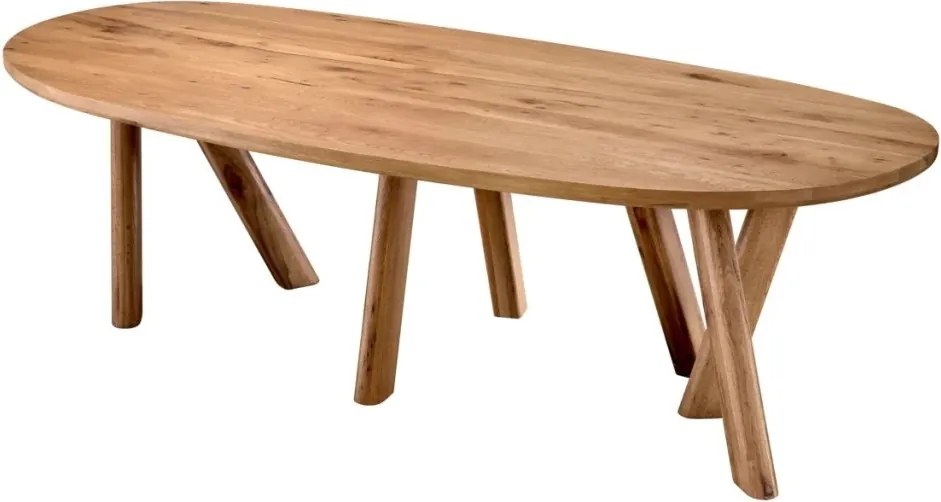 Masa design LUX din lemn de stejar Bayshore