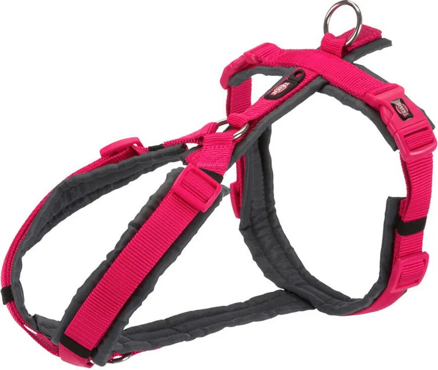 Ham pentru câini Trixie Trekking New Premium Grafit Fucsia M/L