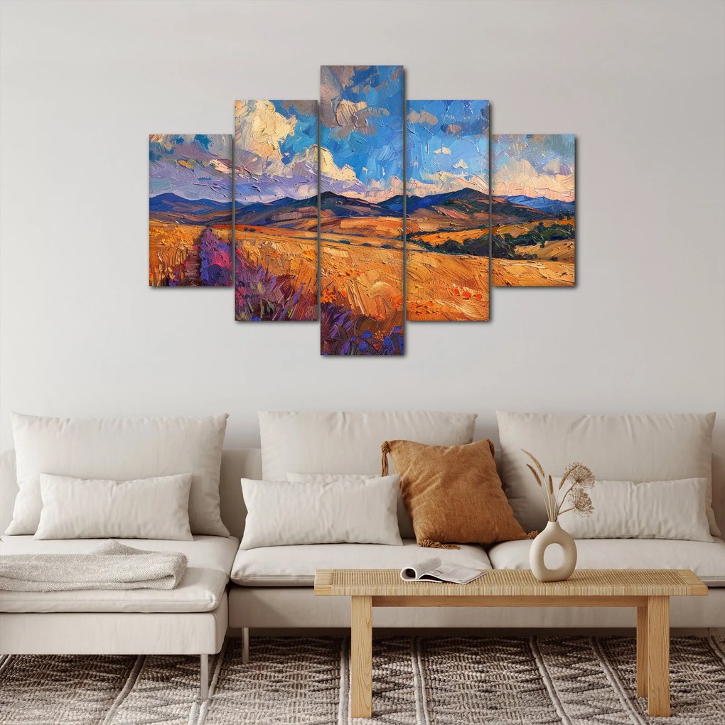 Tablou - Pictură în ulei de peisaj (150x105 cm)