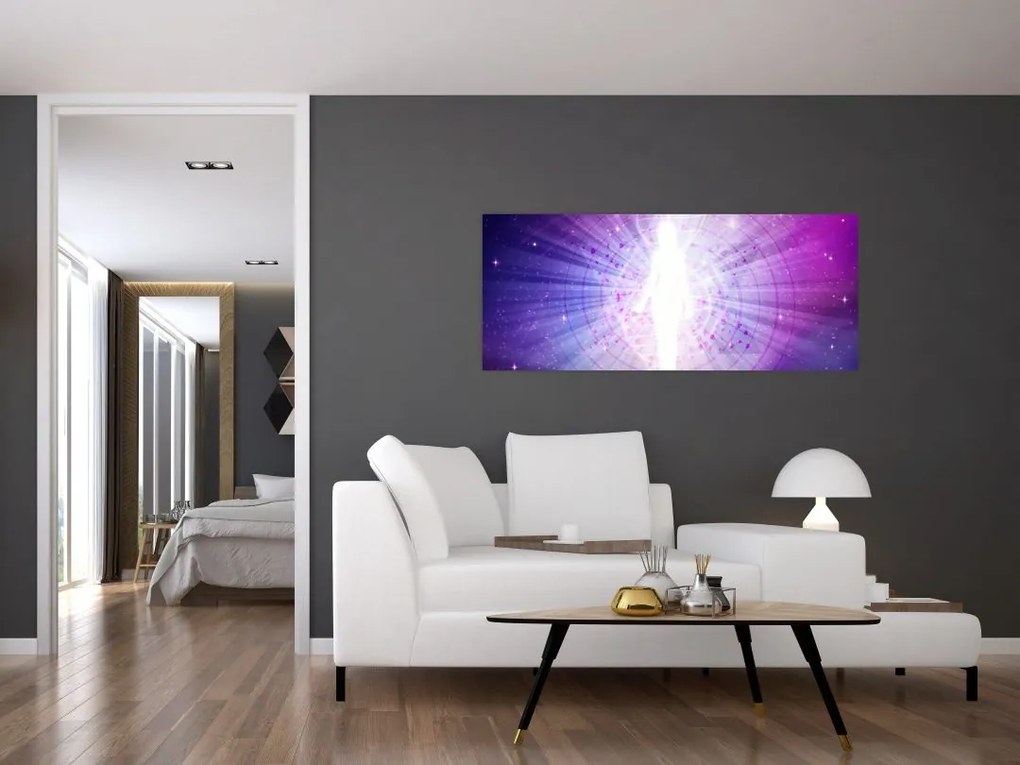 Tablou abstract - Femeie (120x50 cm)