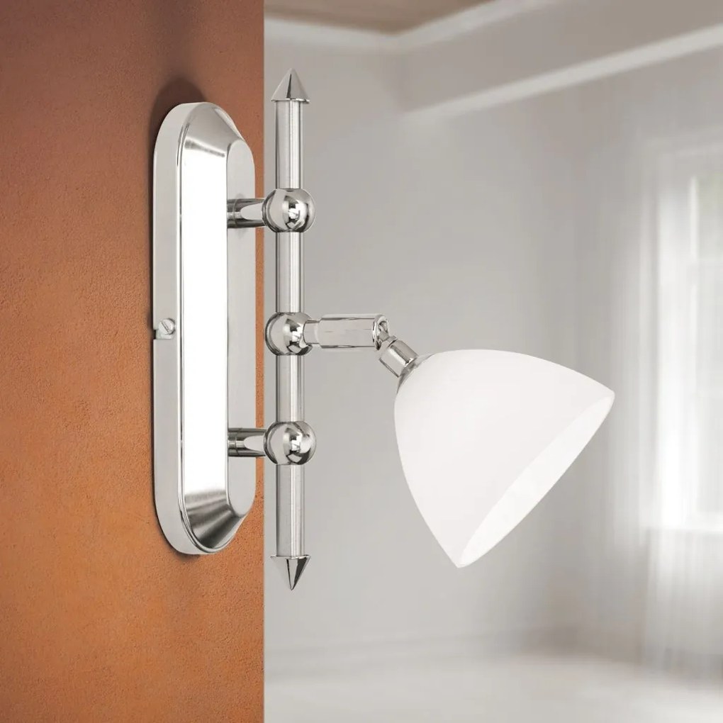 Aplica de perete sau tavan design modern OPALDESIGN 1L, satin