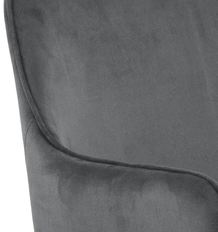 MAZZONI EXPORT LORA Gri (material textil Dublin 40) - SCAUN MODERN CU COTIERE