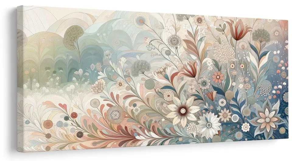 Tablou compoziție florală stilizată