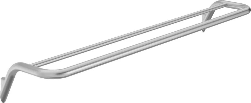 Silia Suport pentru prosoape, dublu - montare pe perete Finisaj: Oțel periat ADI_F631