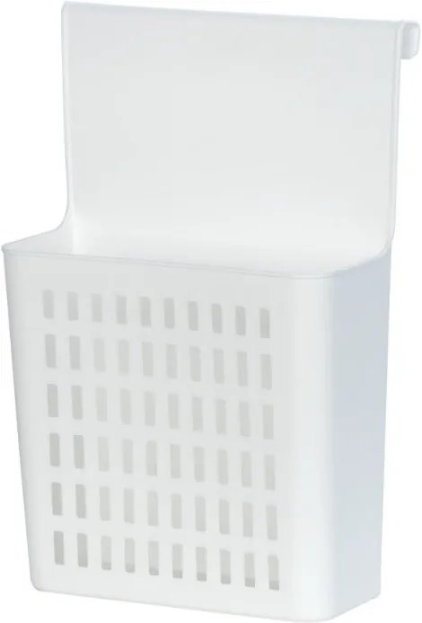 Suport bucatarie alb din polipropilena 24x35,5 cm pentru usa Door Organizer Wenko