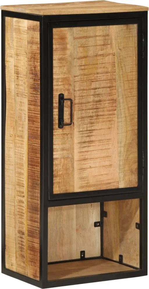 vidaXL Dulap de baie, 40x27x90 cm, lemn masiv de mango