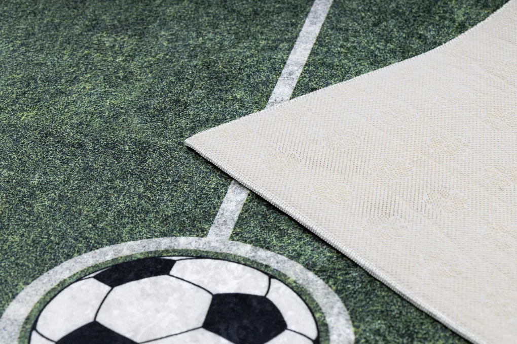 BAMBINO 2138 covor lavabil Teren, fotbal pentru copii anti-alunecare - verde
