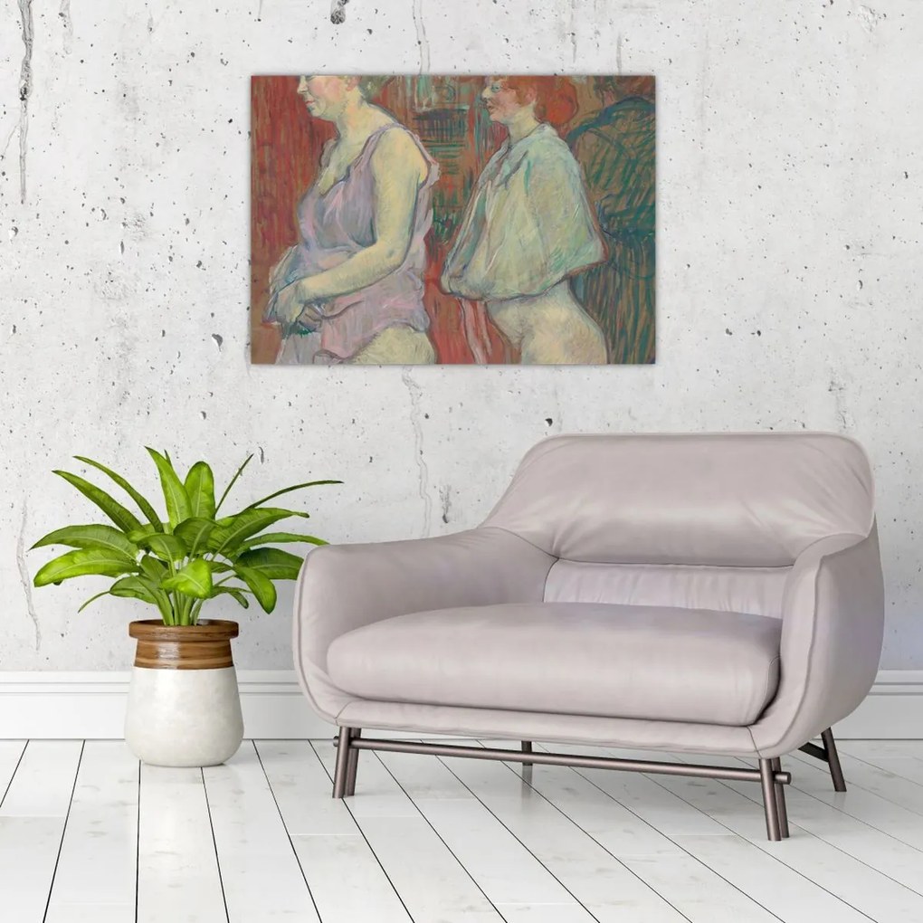Tablou - Henri de Toulouse-Lautrec, Rue des Moulins, reproducere (70x50 cm)