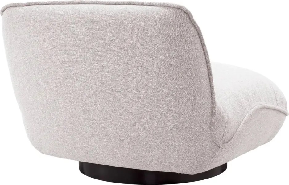 Fotoliu pivotant design elegant LUX Relax Outdoor, Mauritius grey