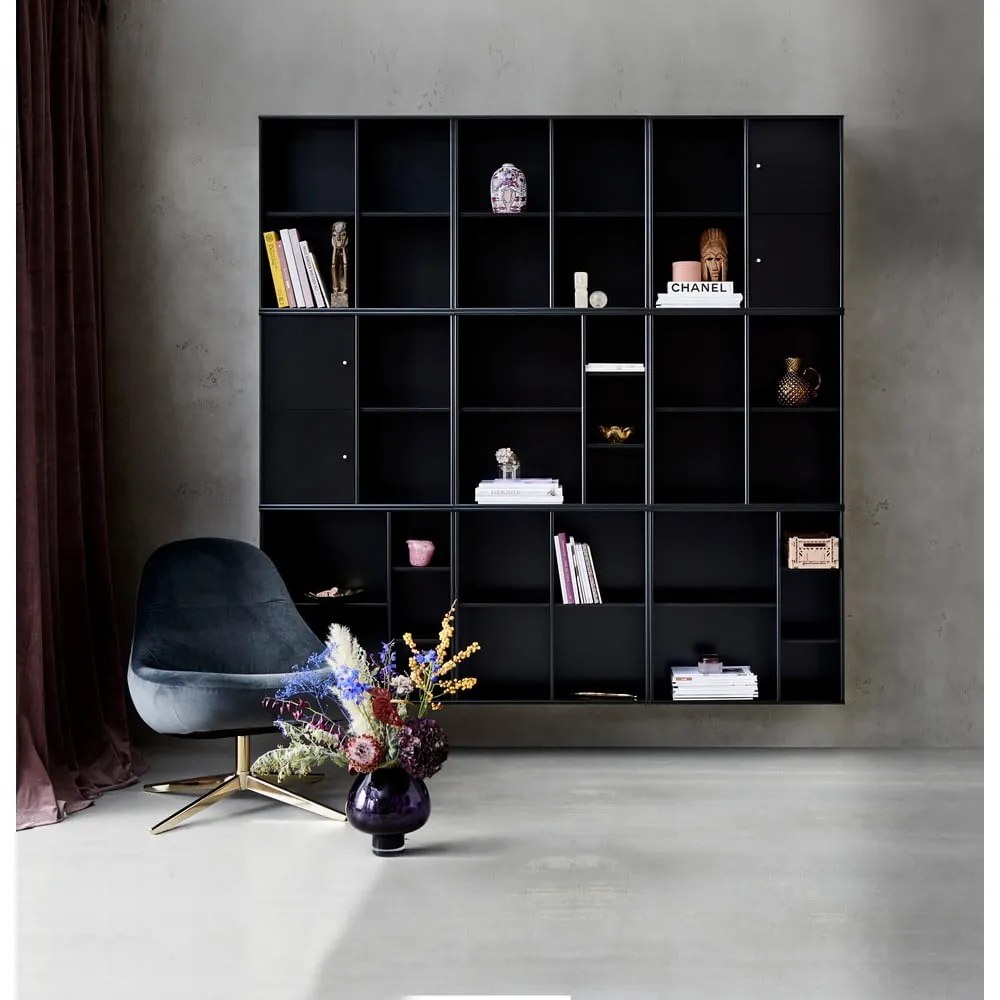 Sistem de rafturi modulare negru 68,5x69 cm Mistral Kubus - Hammel Furniture