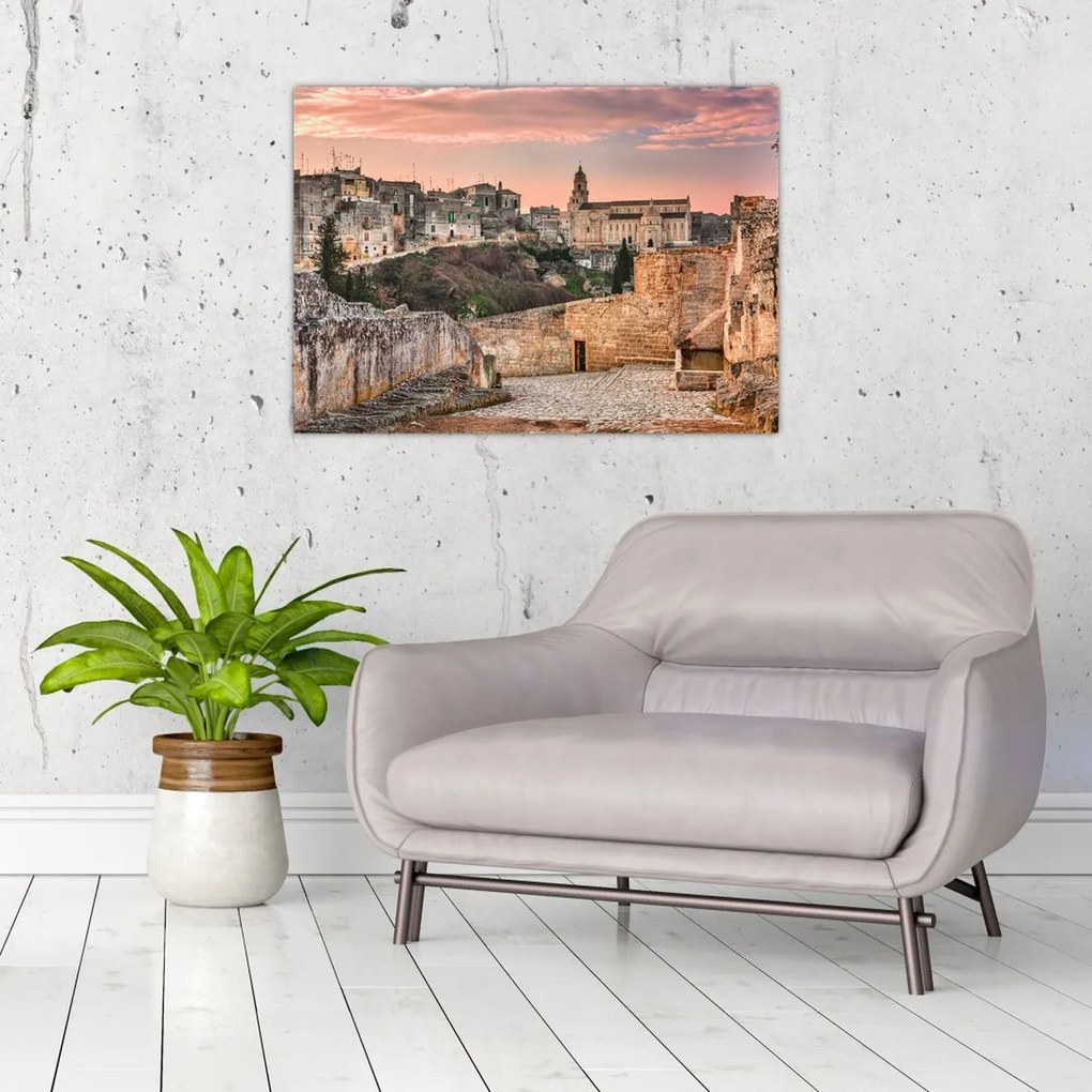 Tablou pe sticlă - Gravina în Puglia, Italia (70x50 cm)