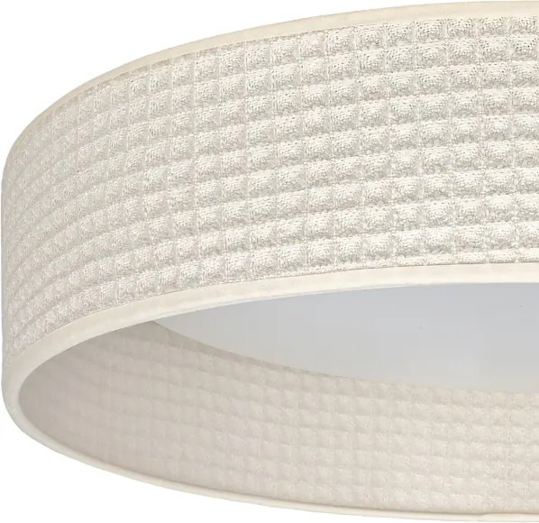 Brilagi-LED lampă LED dimabilă VEL. SM. ST. 36W/230V 3000-6000K, diam. 55 cm, cremă WT + telecomandă