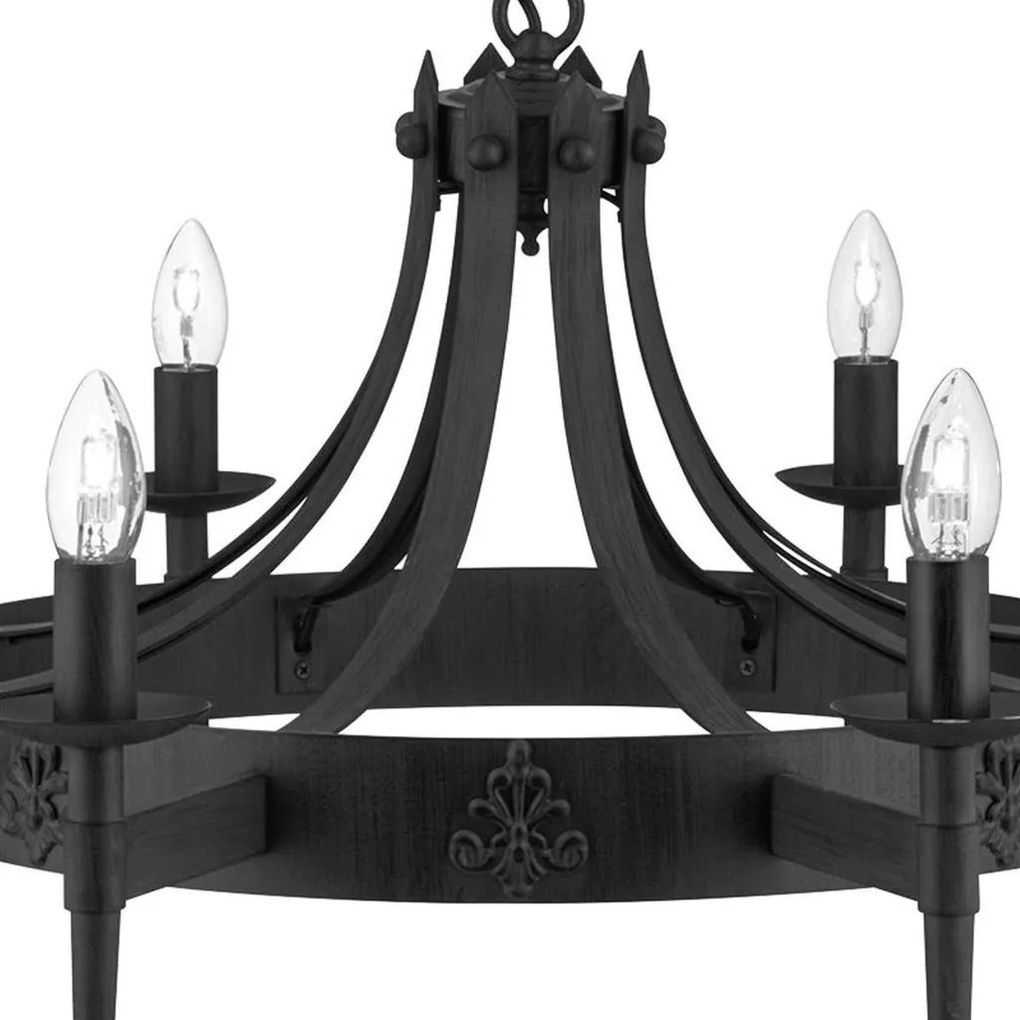 Candelabru stil rustic Cartwheel II 8L