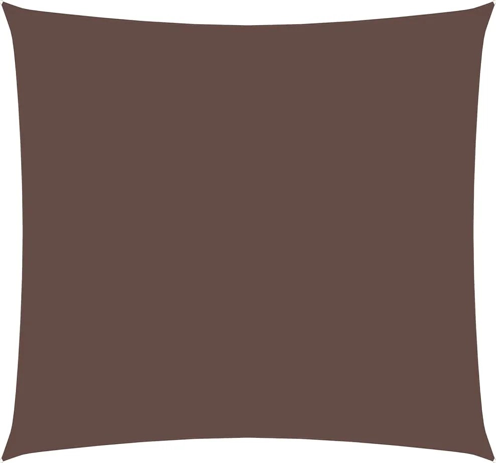 vidaXL Parasolar, maro, 4,5x4,5 m, țesătură oxford, pătrat