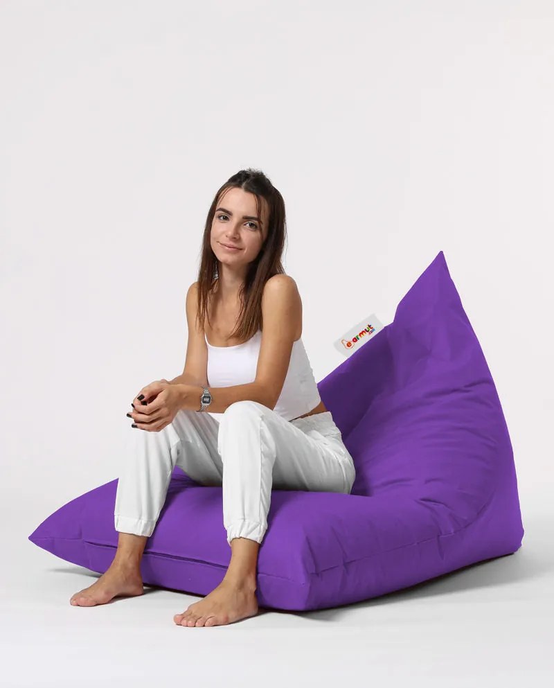 Fotoliu puf pentru grădină Pyramid Big Bed Pouf - Purple