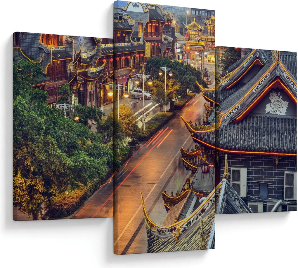 Tablou - Qintai Road, Chengdu, China (90x60 cm)