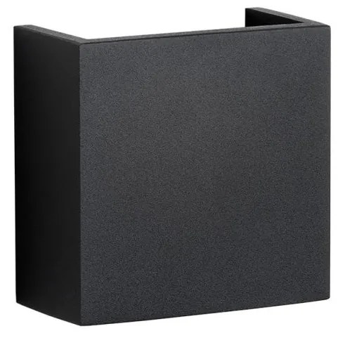 Aplica LED de perete cu lumina ambientala design modern Gent negru