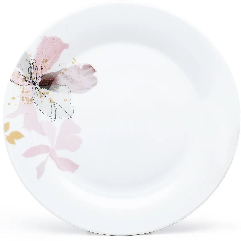 Set de masă din 18 piese Arôme Home Iris, alb extra