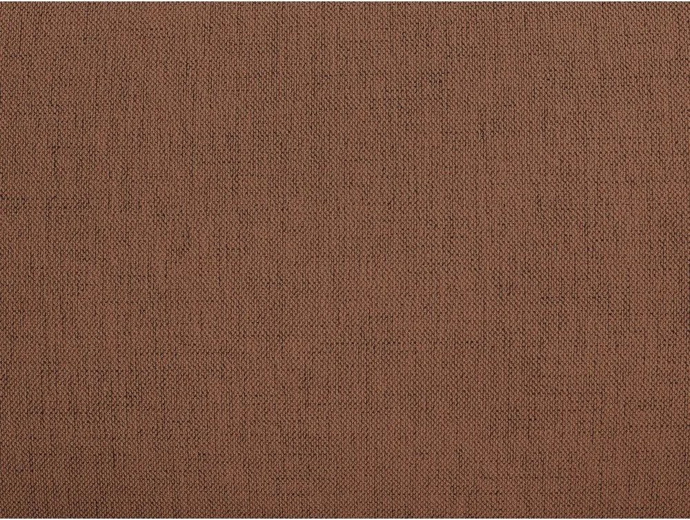 Pat matrimonial portocaliu tapițat cu spațiu de depozitare/fără tăblie cu somieră 180x200 cm Inera – Bobochic Paris