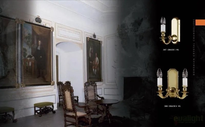 Aplica de perete LUX GRACIE II. WL