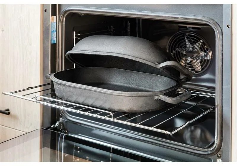 Tavă din fontă Banquet EXCELLENT,39 x 26 x 14 cm