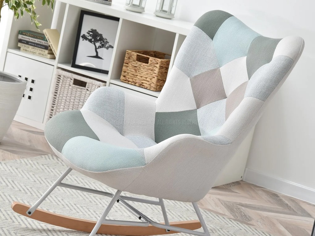 Fotoliu Sibyla (patchwork + fag alb). 1110390