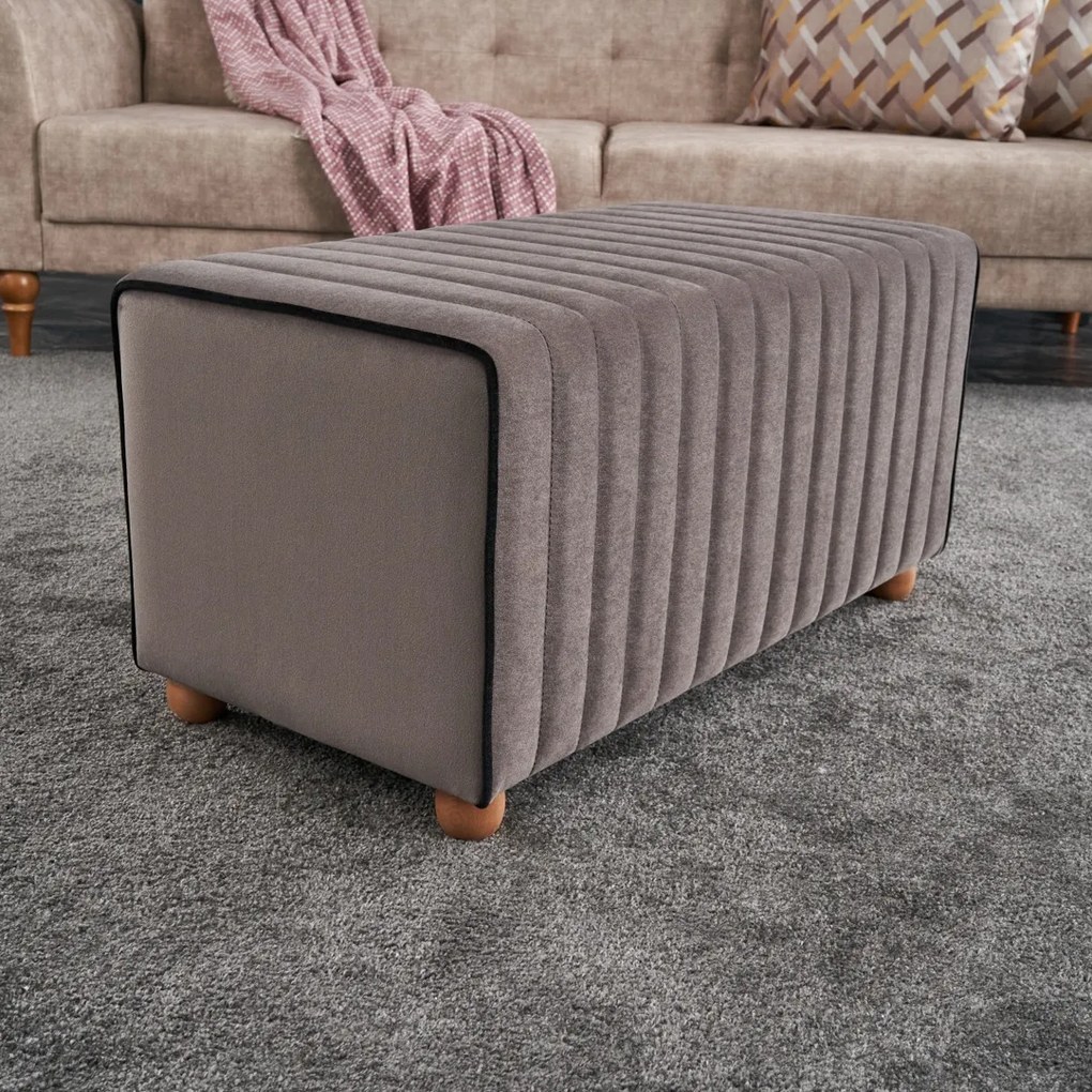 Taburet Mabel Pouf Mink