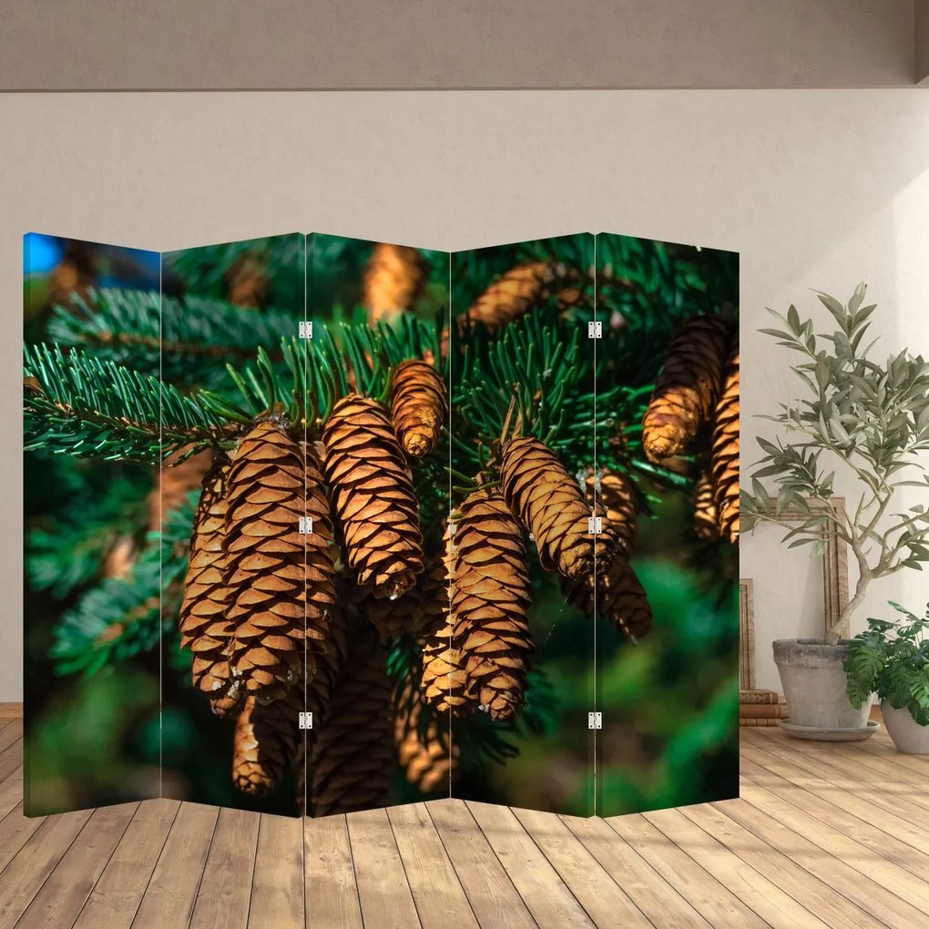 Paravan - Con de brad (210x170 cm)