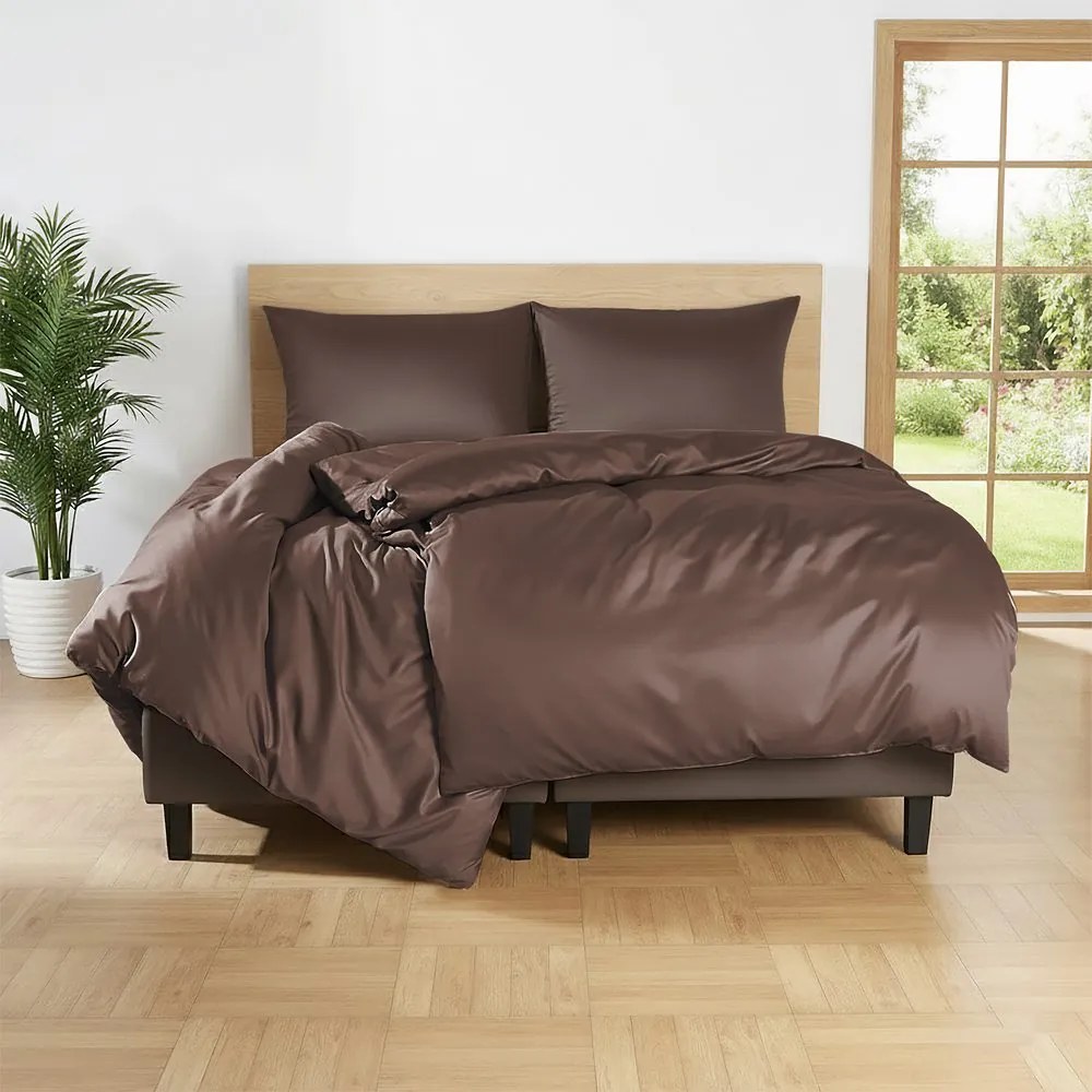 Lenjerie de pat din bumbac satinat