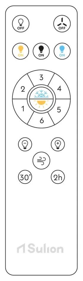 Plafonieră albă LED ø 15 cm Rainbow – SULION