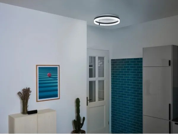 Osram - Plafonieră LED DECOR CIRCLE, 32W, 230V, Ø 50 cm, negru/alb