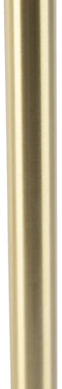 Lampă de masă clasică din alamă cu abajur negru 32 cm - Simplo