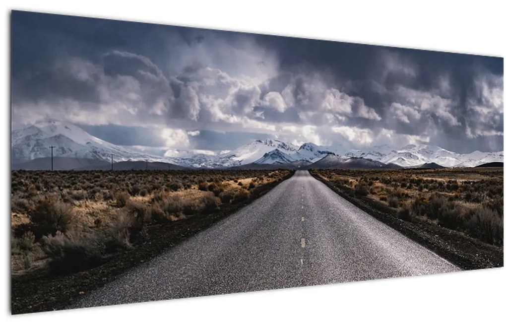 Tablou drumului în deșert (120x50 cm)