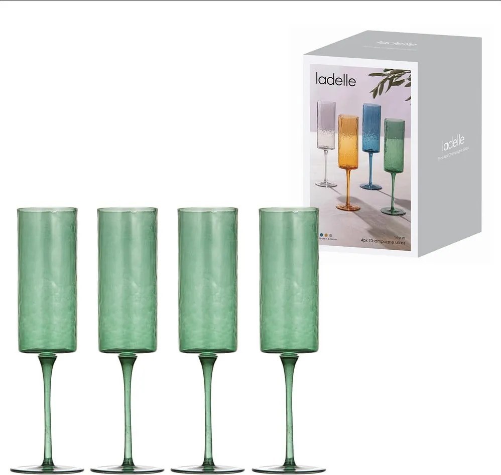 Set de pahare 4 buc. de șampanie 310 ml Flynn – Ladelle