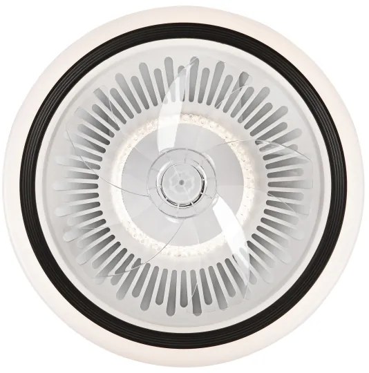Plafonieră LED cu ventilator GEMMA LED/37W/230V alb + telecomandă