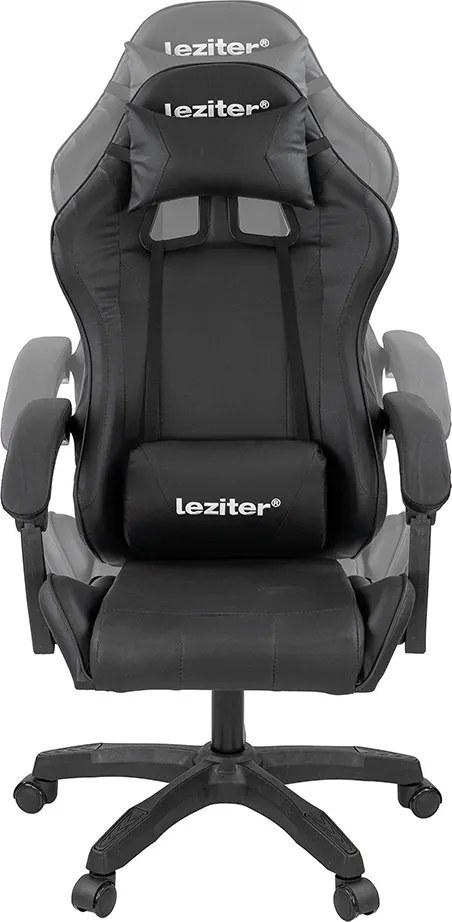 Raven gamer birou scaun pivotant negru