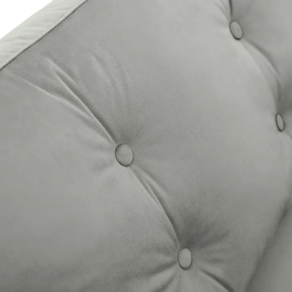 Canapea gri 3 locuri MANDI VELVET