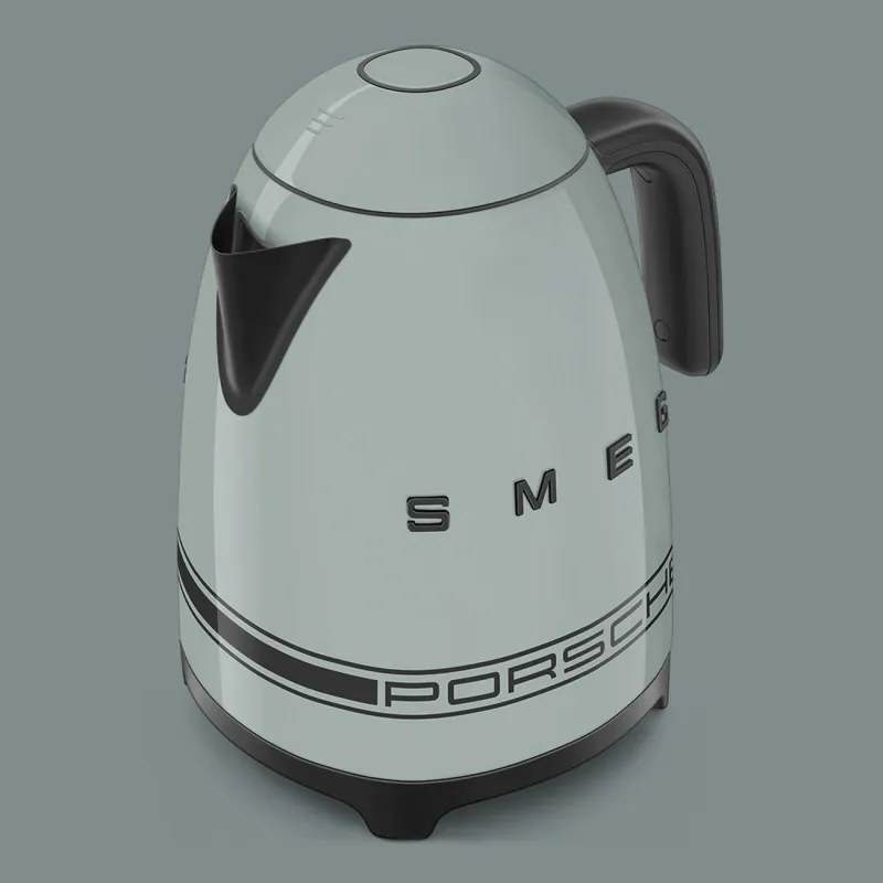 Cana electrica SMEG KLF03PSGEU, 2400 W, 1,7 l, Baza rotativa la 360°, Finisaj lucios, Verde