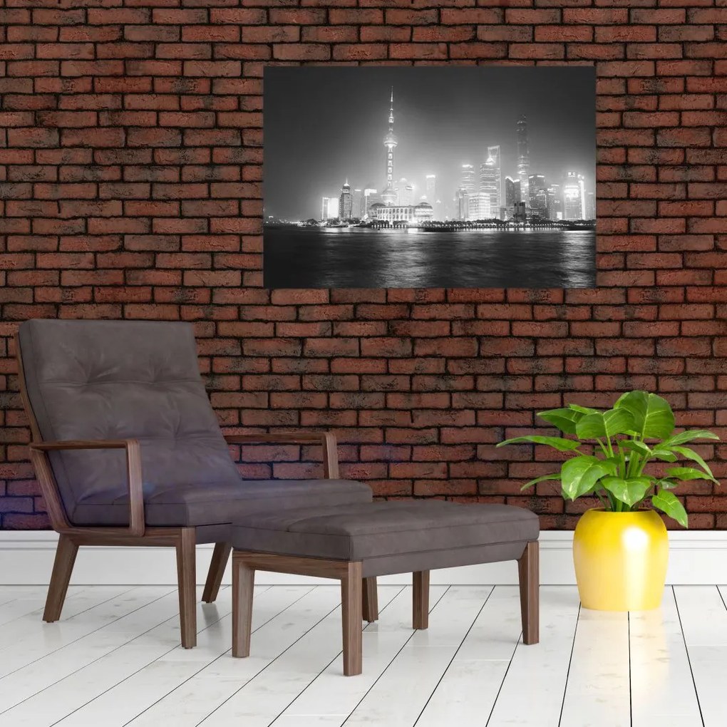 Tablou cu zgârăie nori moderene (90x60 cm)
