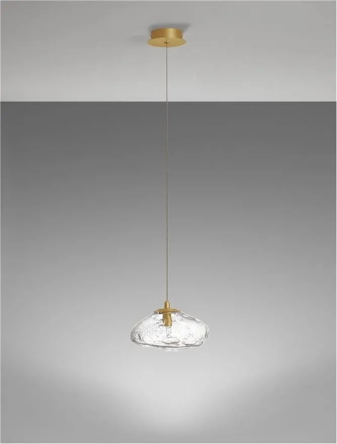 Pendul modern design decorativ KING auriu D-20cm