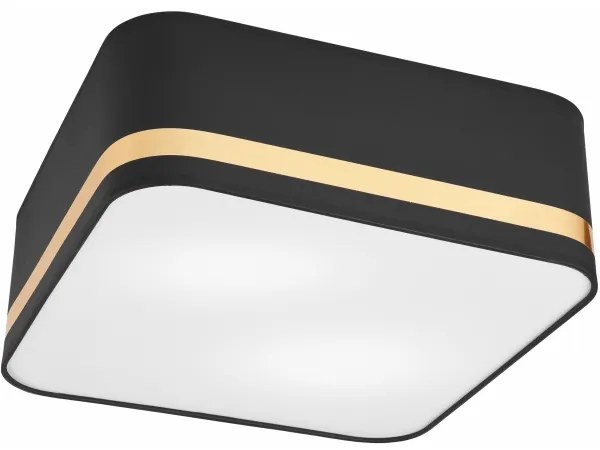 Plafonieră SIRJA SQUARE 2xE27/60W/230V 35x35 cm negru