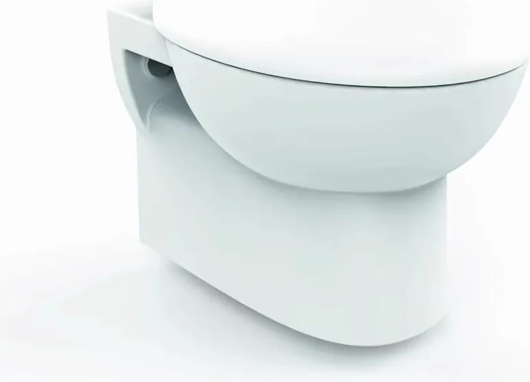 Set vas WC suspendat Inter Ceramic alb lucios capac softclose