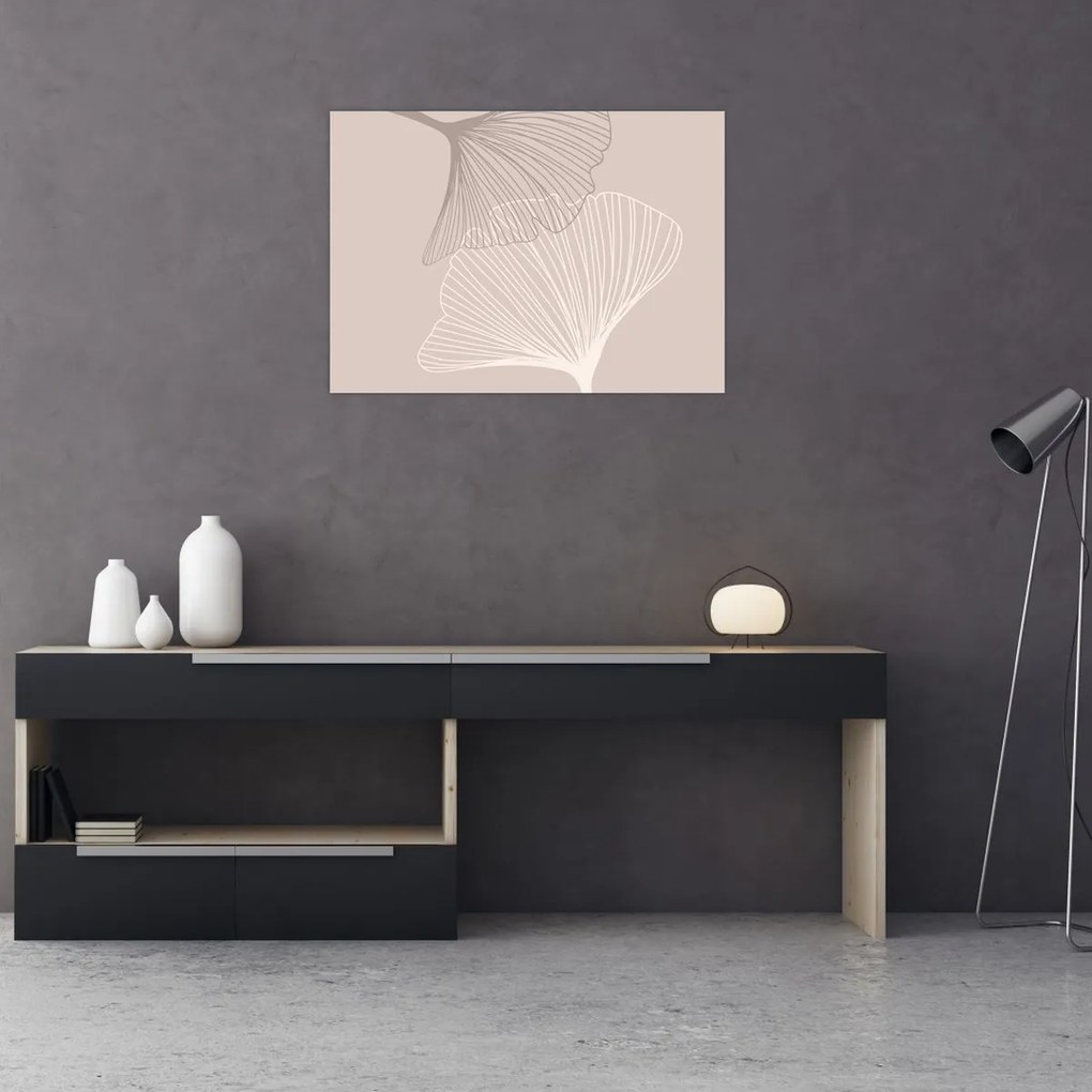 Tablou - Frunze bej N⁰2 (70x50 cm)