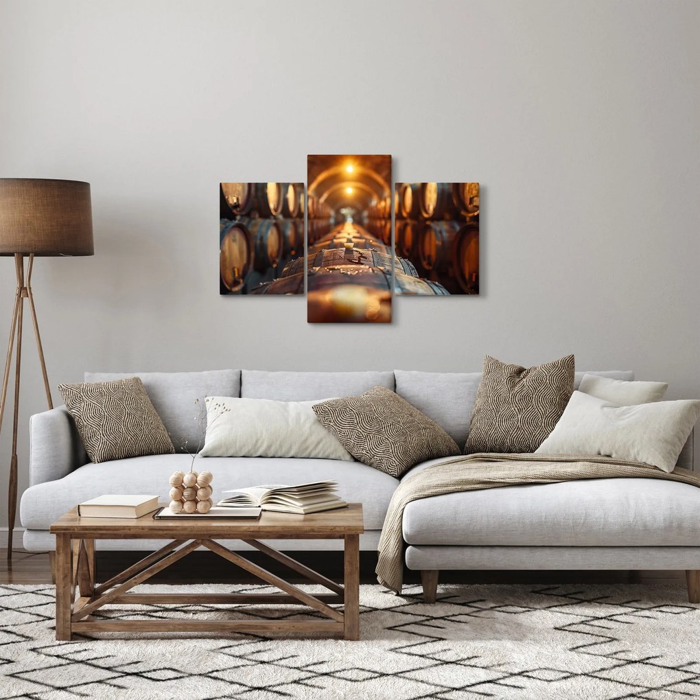 Tablou - Pivniță de vinuri (90x60 cm)