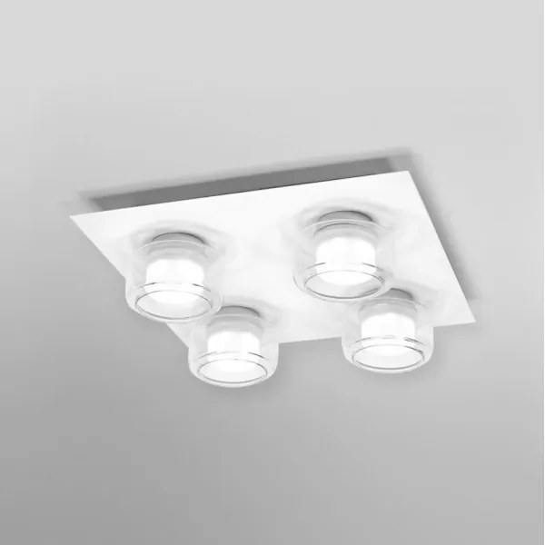 Plafonieră LED pentru baie Ledvance ORBIS FLAME 4xLED/5,5W/230V IP44 alb
