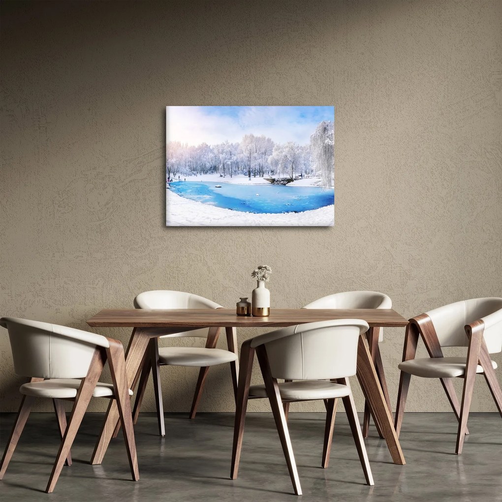 Tablou - Lac de gheață (70x50 cm)
