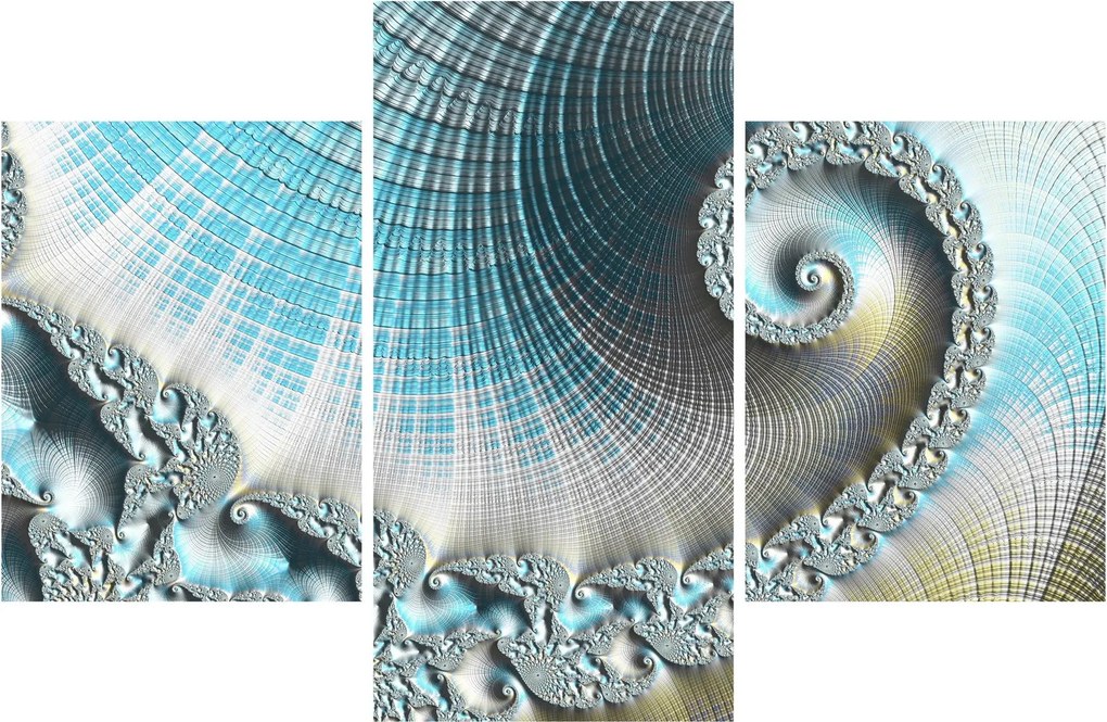 Tablou - Spirale texturate (90x60 cm)