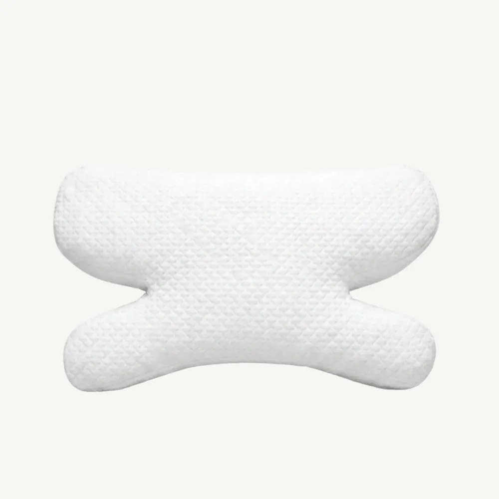 Resigilat: Perna cervicala CERVI-SAN Antirid, memory foam maruntit, husa Tencel