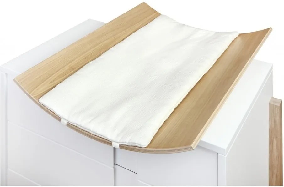 Saltea din in pentru masa de înfășat YappyKids Icon, 75 x 34 cm