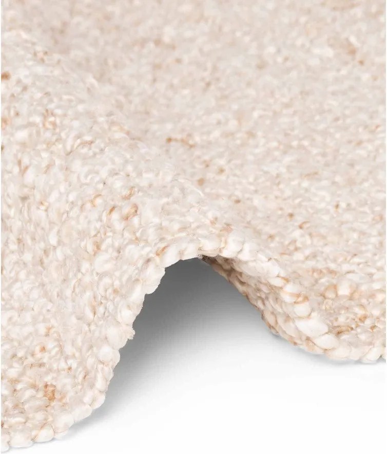 Covor crem țesut manual din material bouclé 200x290 cm Notting Hill Portobello – Ted Baker